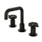 Kingston Brass Widespread Bathroom Faucet with Push PopUp, Matte Black KS1410RX - alternate 1